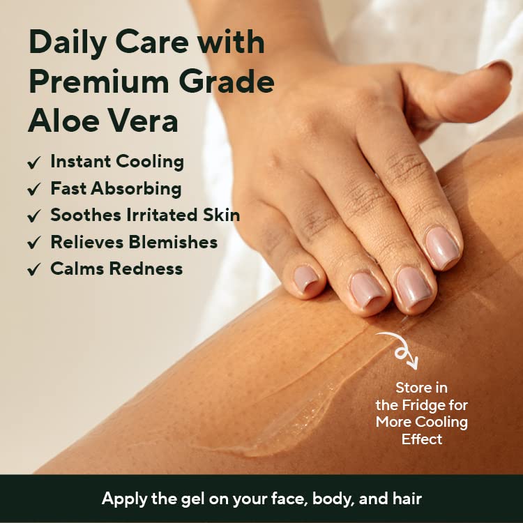 Apaisement après épilation avec le Gel Aloe Vera AROMATICA.