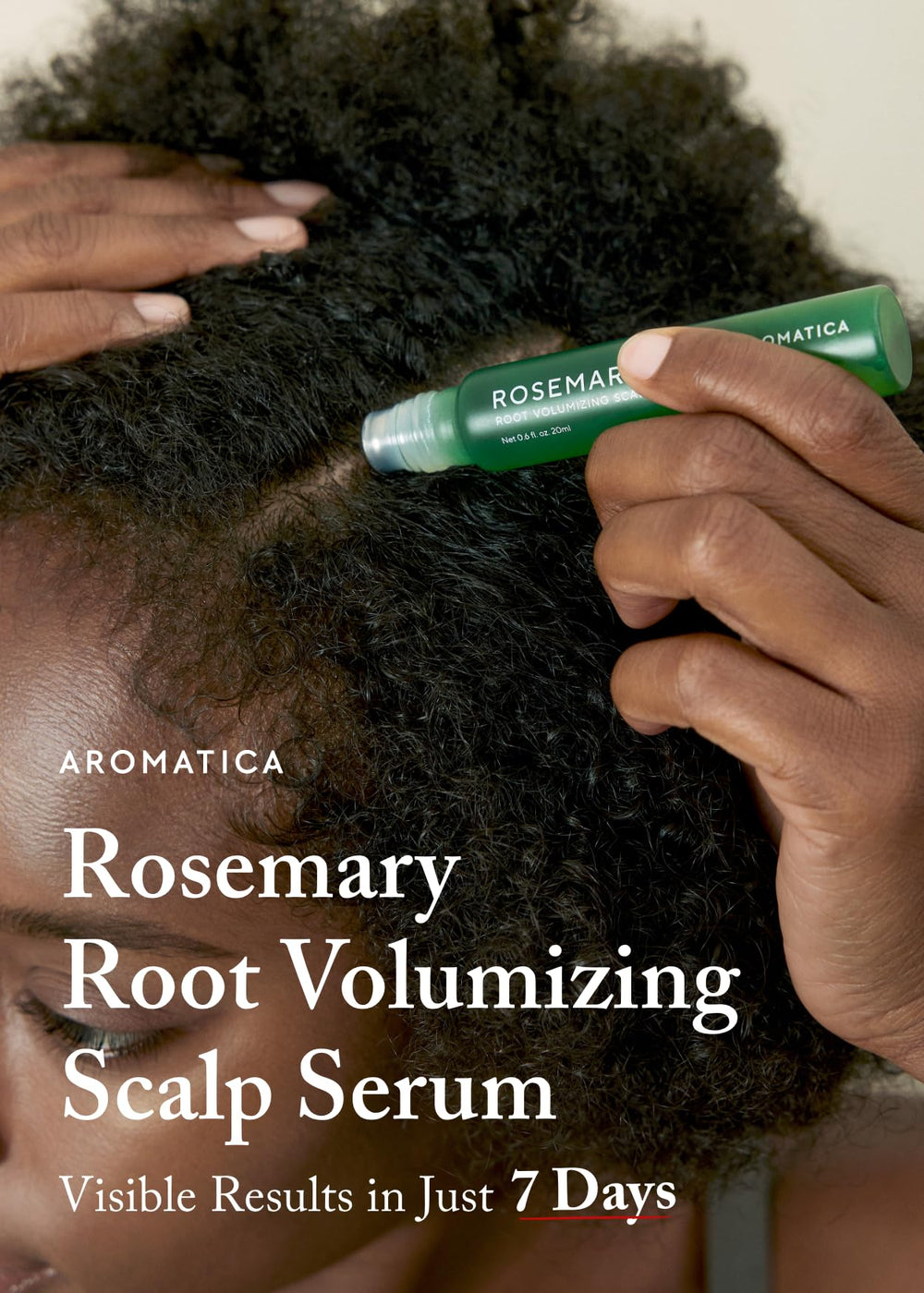 AROMATICA Bille roulante en acier inoxidable pour une application sans déversement.