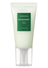 AROMATICA gommage cuir-chevelu romarin: exfoliation en douceur et élimination des résidus.