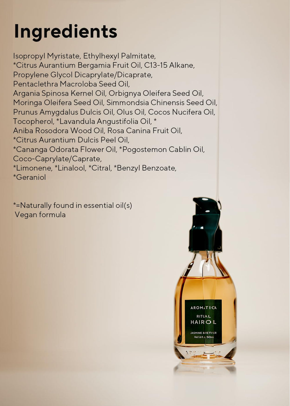 AROMATICA Rituel Jasmin & Vetiver, expérience parfumée douce et apaisante