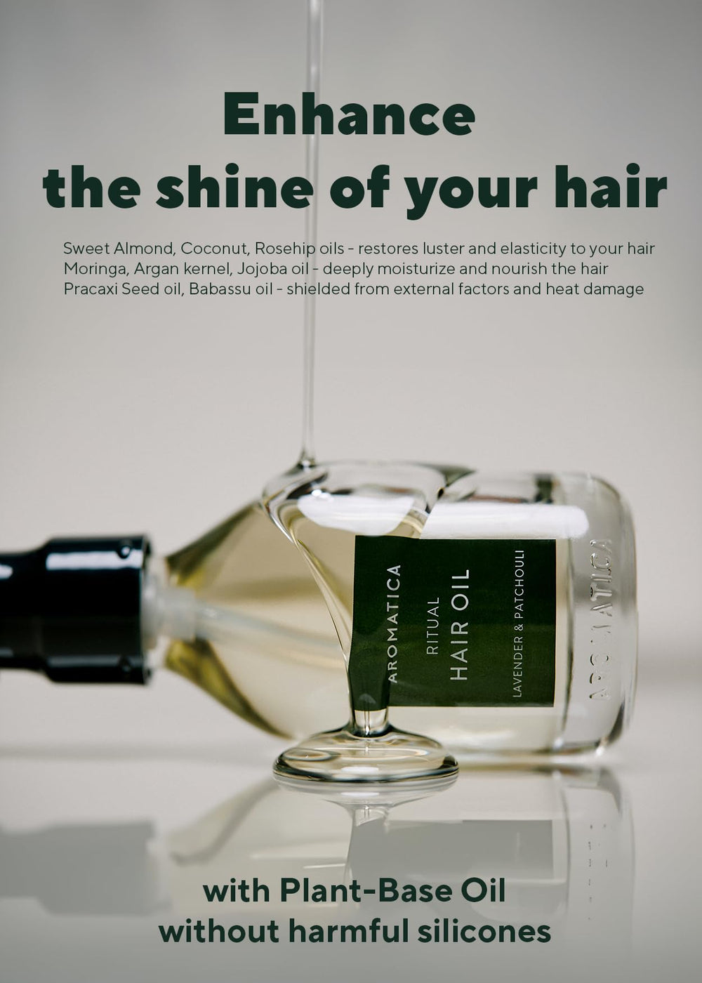 AROMATICA Rituel Lavande & Patchouli – Ingrédients naturels nourrissants comme argan et jojoba