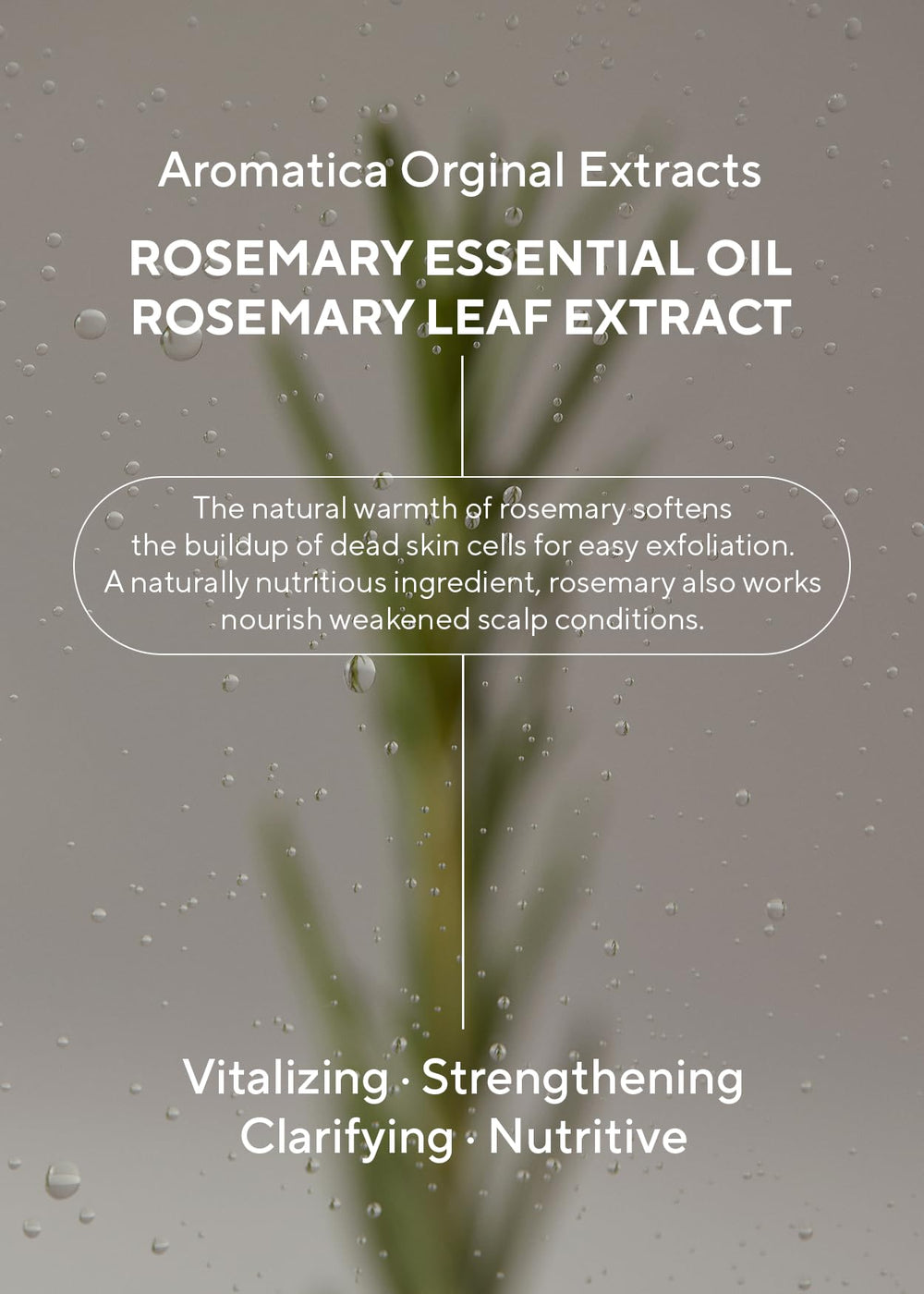 Format voyage compact de l'AROMATICA Rosemary 3-en-1.