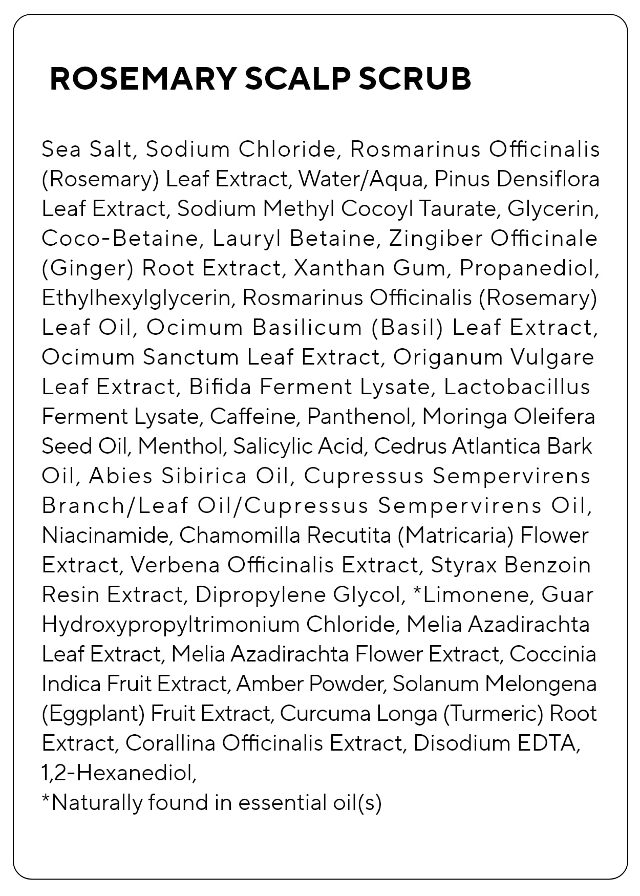 AROMATICA résultats possibles: cuir chevelu frais et équilibré après utilisation.