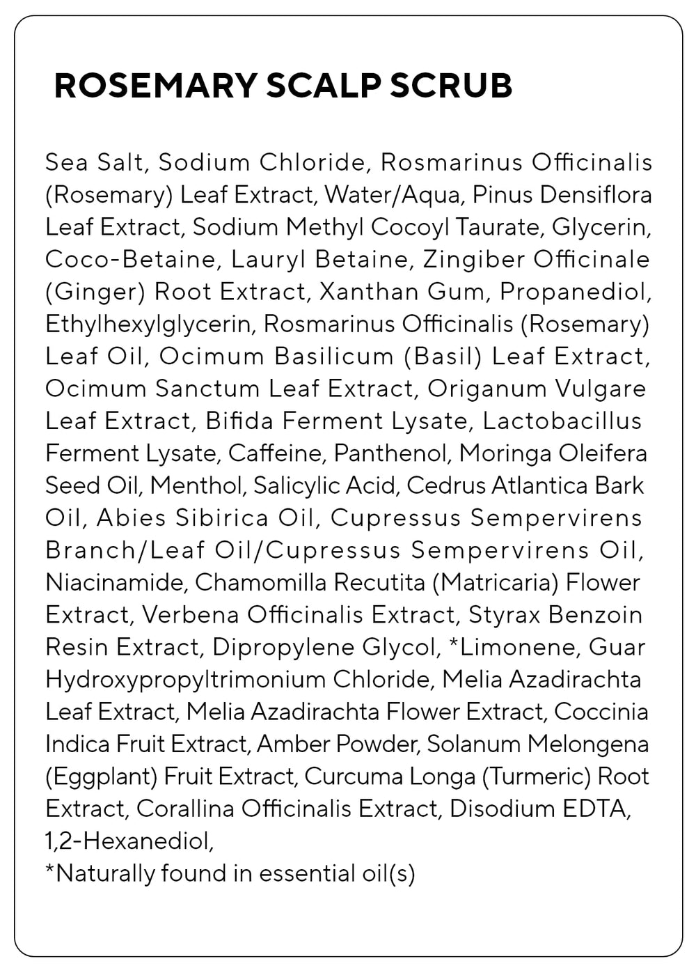 AROMATICA résultats possibles: cuir chevelu frais et équilibré après utilisation.