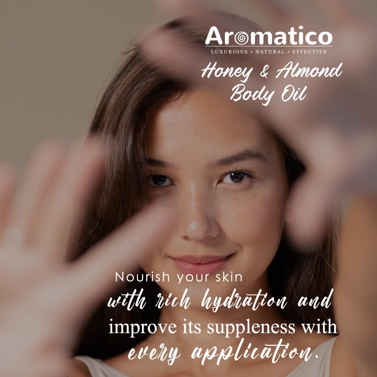 Aromatico Huile Corps Miel Amande – parfum cocooning qui enveloppe les sens.