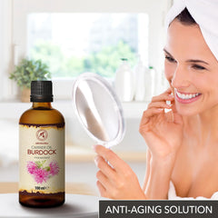 AROMATIKA Bardane huile, brillance des cheveux grâce à l'huile naturelle.