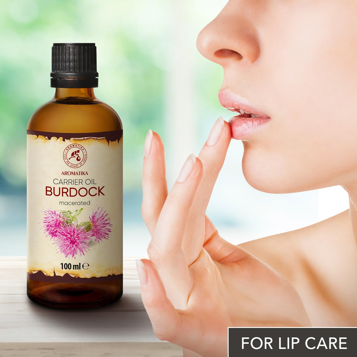 AROMATIKA Bardane huile, crème ou masque cosmétique naturel.