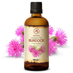 AROMATIKA Bardane huile, image du flacon pour nourrir le cuir chevelu.