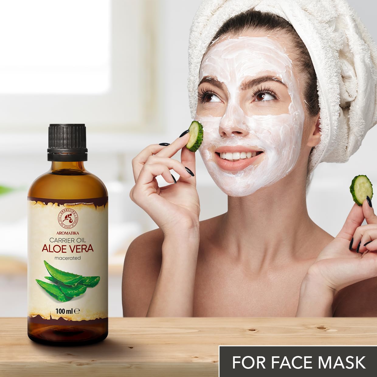 AROMATIKA Bardane huile, massage relaxant avec texture douce.
