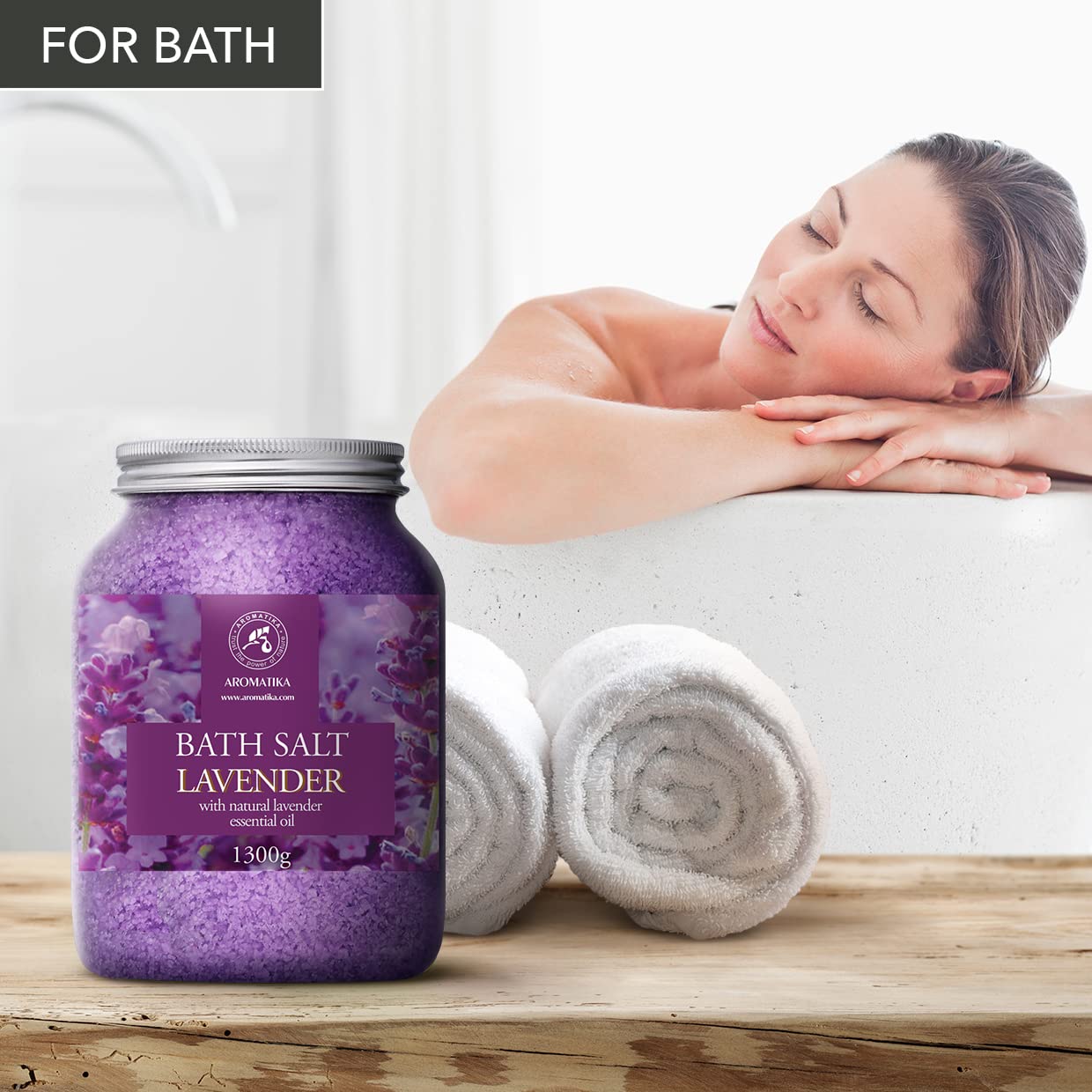 AROMATIKA sel de mer lavande – arôme naturel renforcé par huile essentielle.
