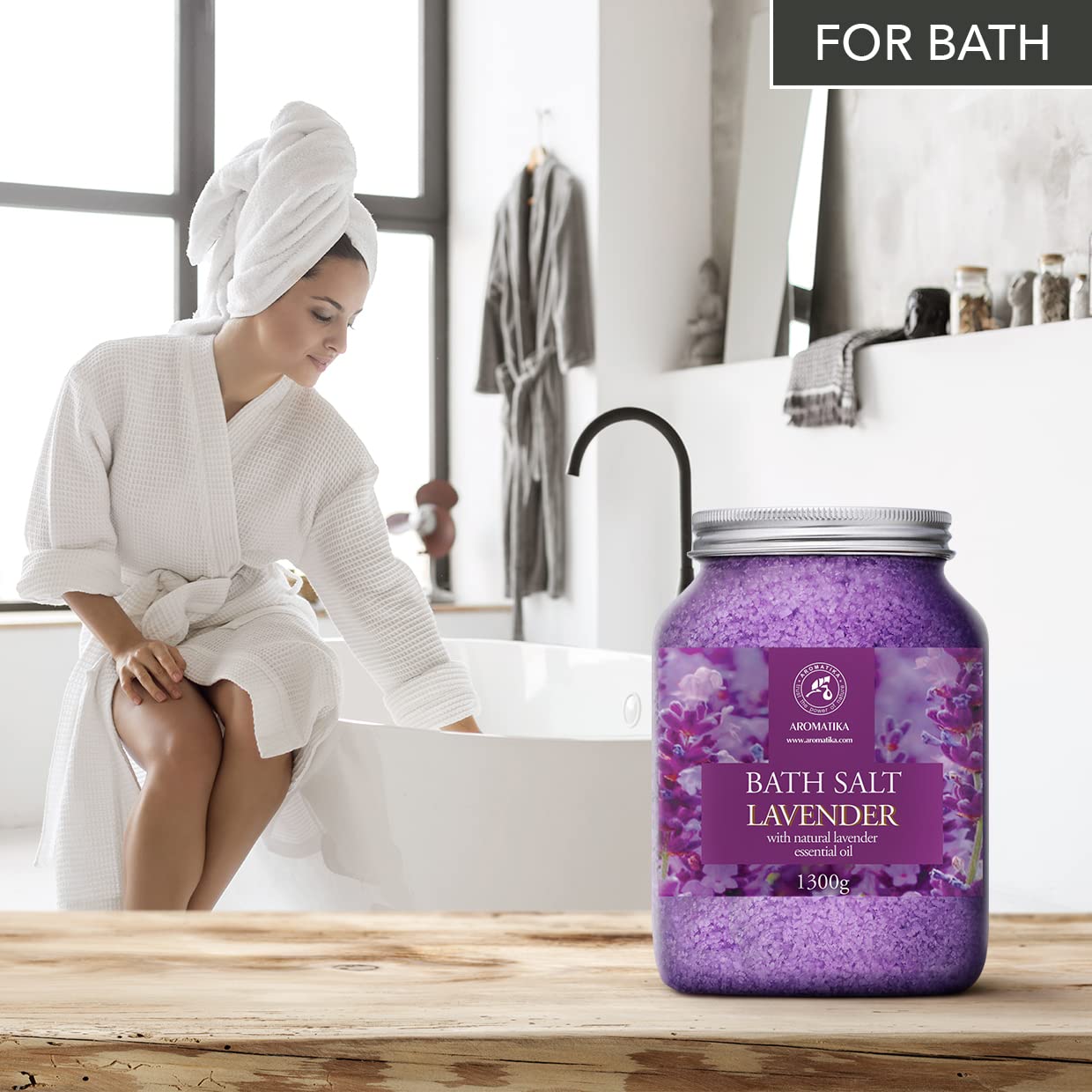 AROMATIKA sel de mer lavande – bouquet de senteurs pour relaxation.