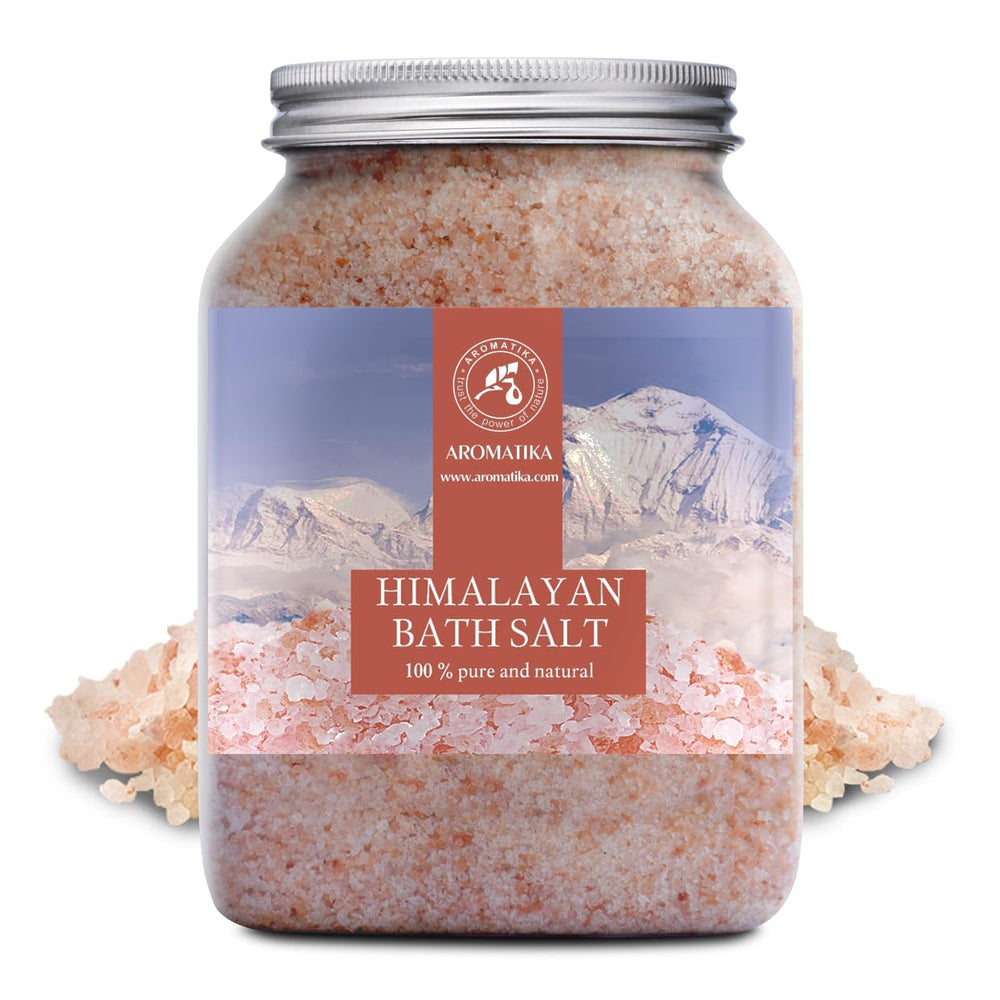 AROMATIKA Sel Rose Himalaya: gros cristaux pour immersion spa maison