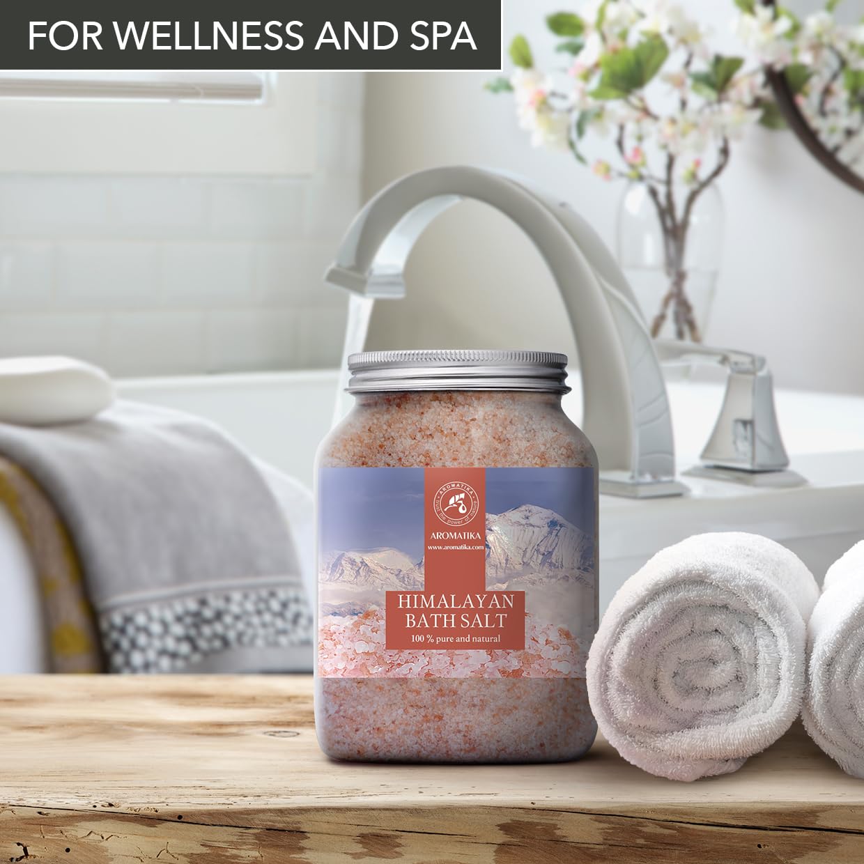 AROMATIKA Sel Rose Himalaya: soin corporel naturel et revitalisant