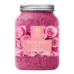 AROMATIKA bocal-sels-bain-rose: relaxation et parfum floral.