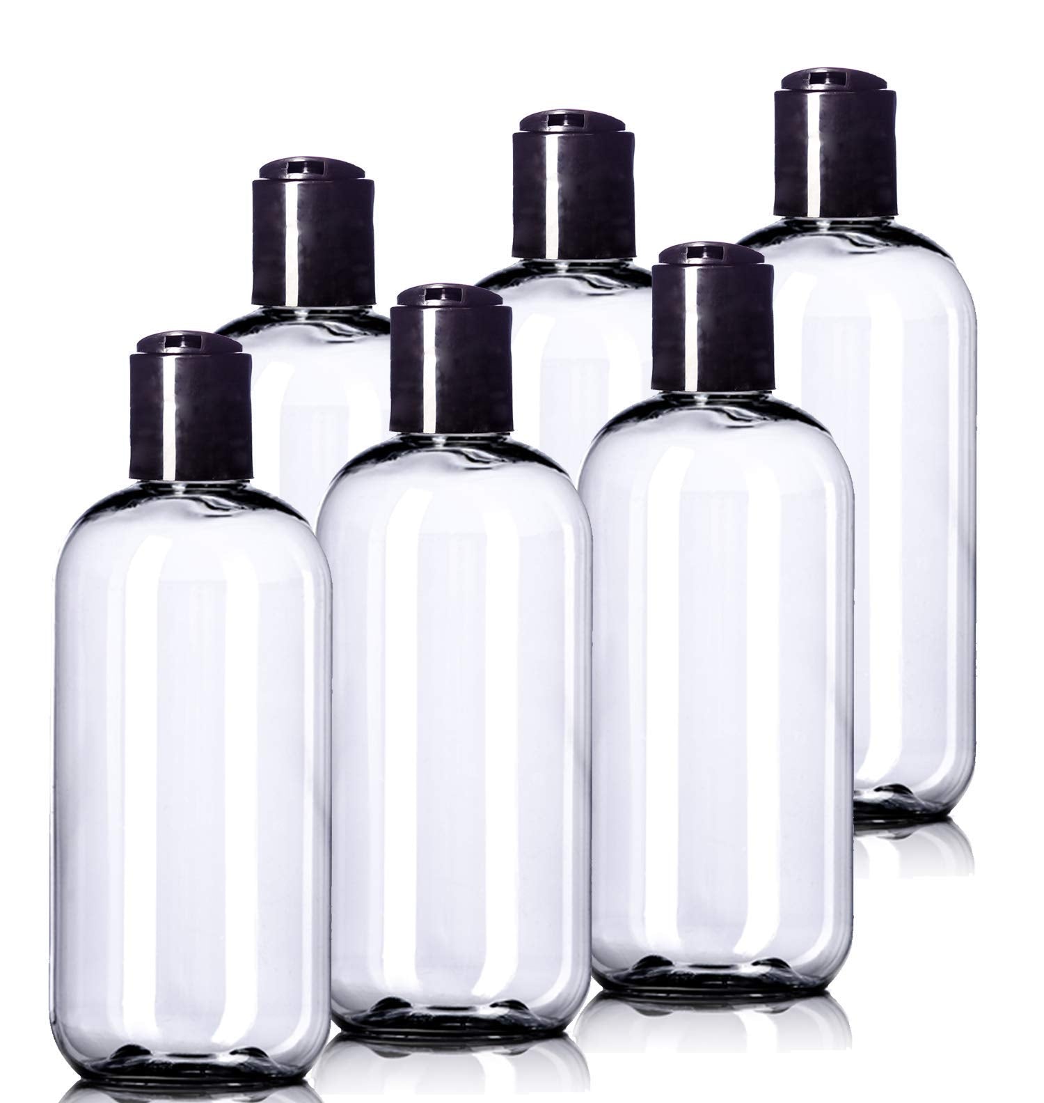 Aromine: bouteilles plastique 8oz avec capuchon disque, faciles à transporter en voyage.