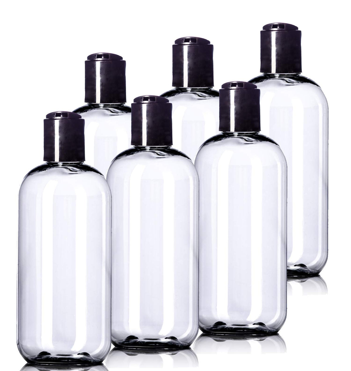 Aromine: bouteilles plastique 8oz avec capuchon disque, faciles à transporter en voyage.