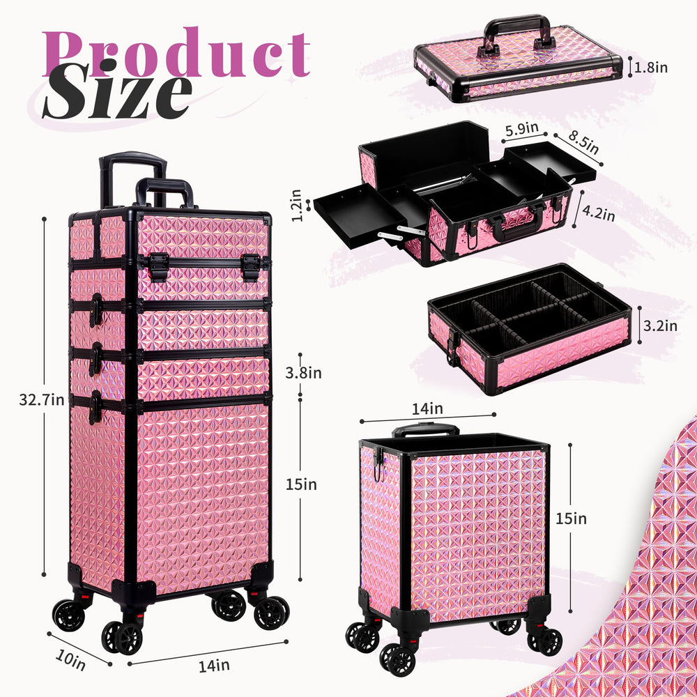 AROUS couvercle supérieur utilisable comme petit sac maquillage lors des déplacements.
