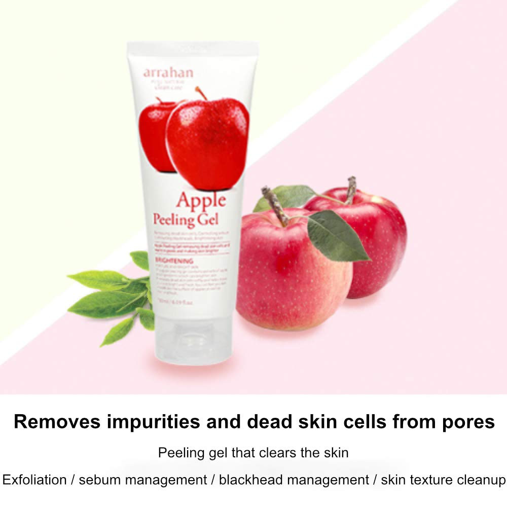 Arrahan Gel Peeling Pomme - Texture légère pour une application agréable