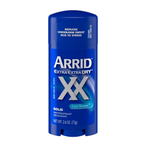 Arrid texture solide : sensation sèche et contrôle de la transpiration.