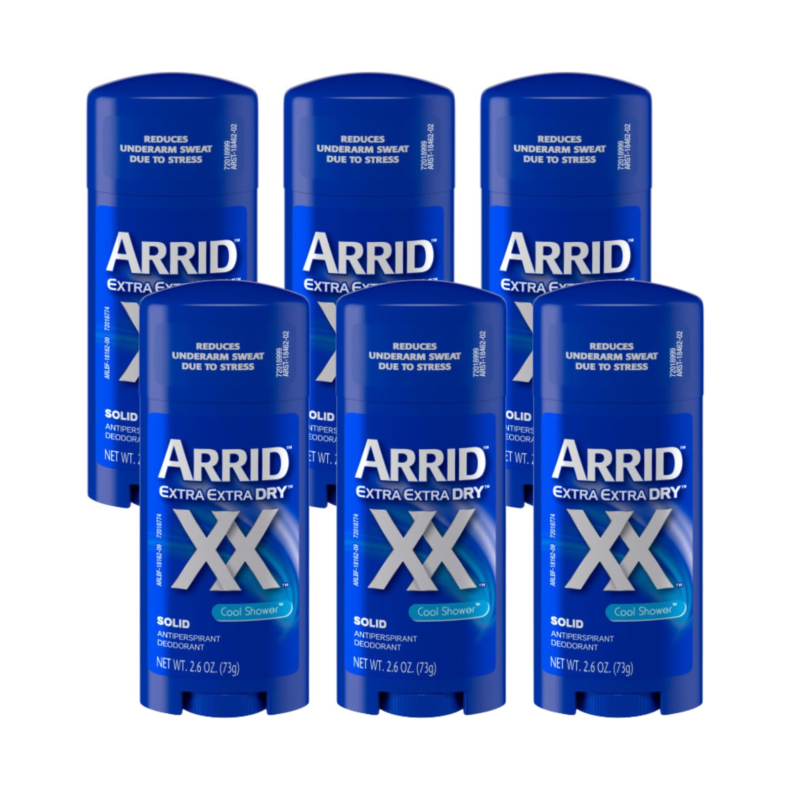 Arrid XX Extra Dry sur la bouteille Cool Shower, protection fiable au quotidien.
