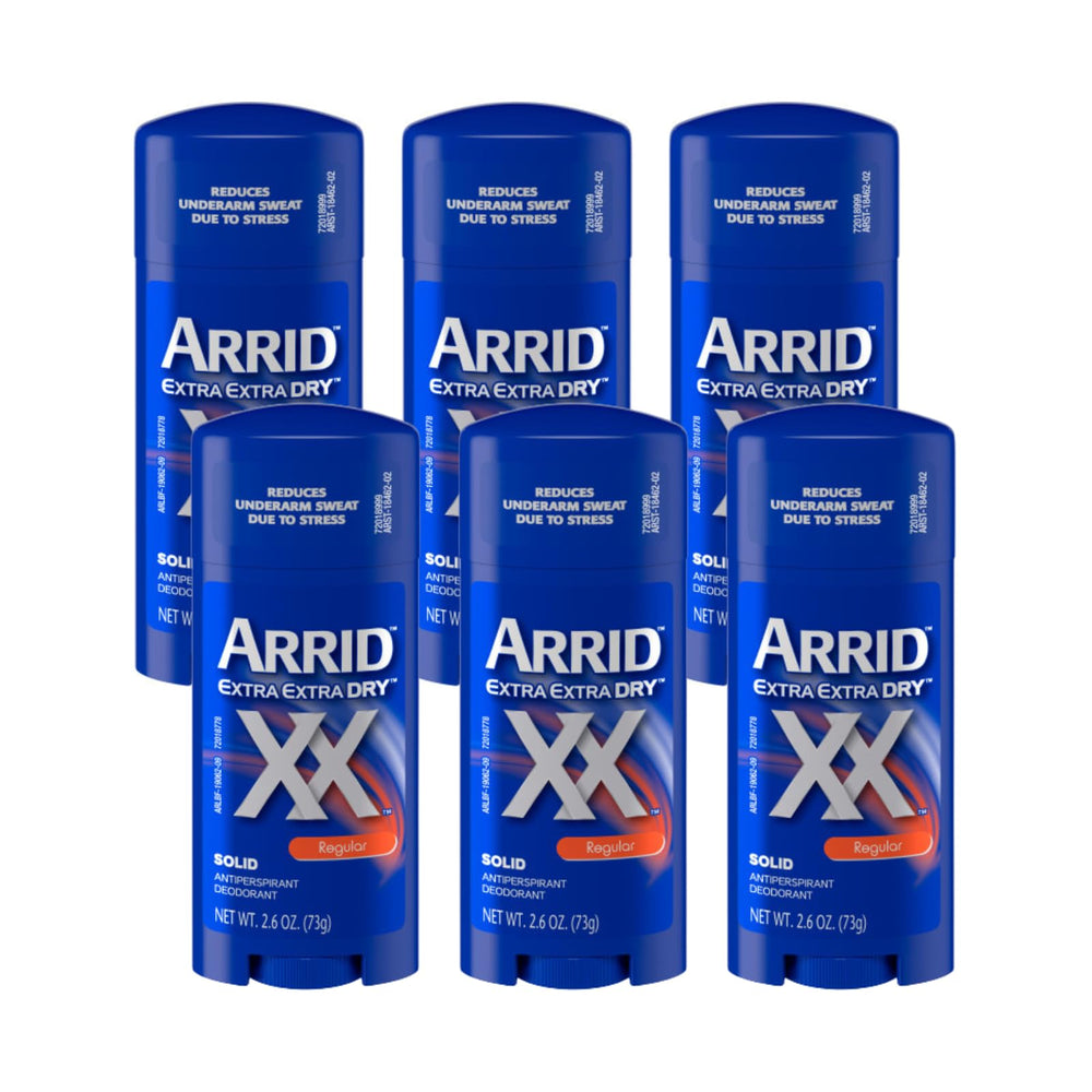 Arrid XX Extra Extra Dry en bâton, vue frontale du pack, protection fiable.
