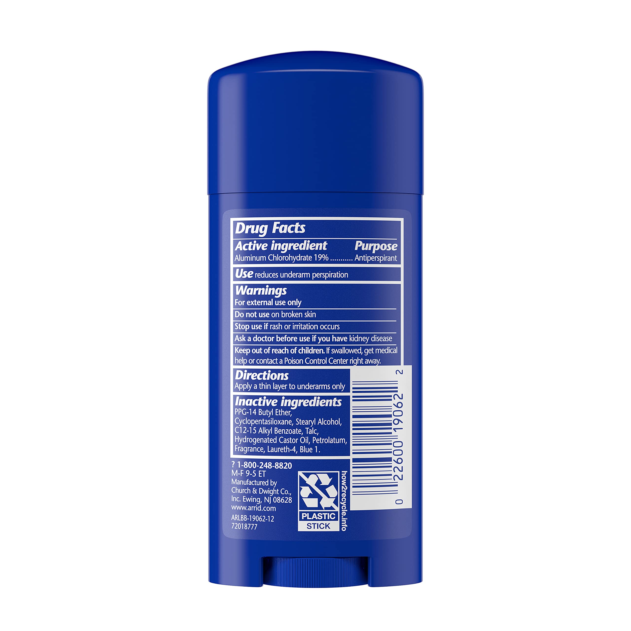 Arrid XX Extra Extra Dry Solide batonnet prêt à l’application