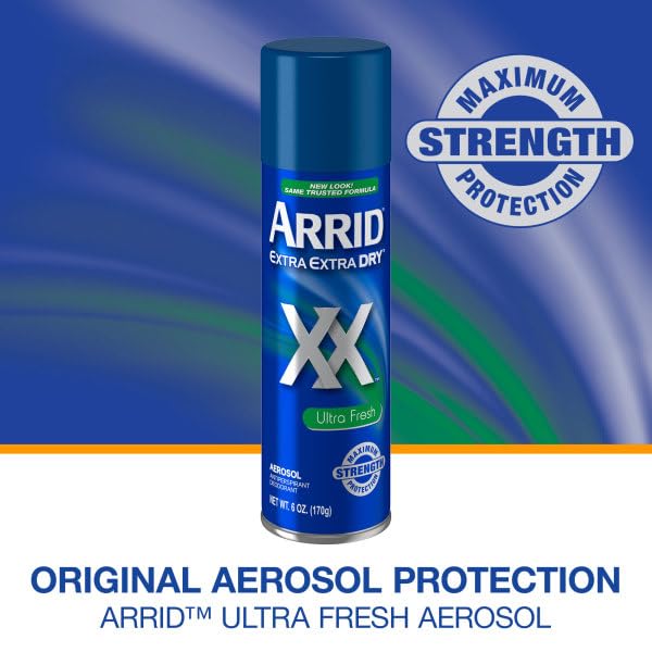 ARRID XX Ultra Clear – etiquette claire sur le flacon, lisibilité et assurance de marque.