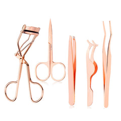 Arroyner ensemble outils cils rose doré, pratique pour appliquer facilement des faux cils.
