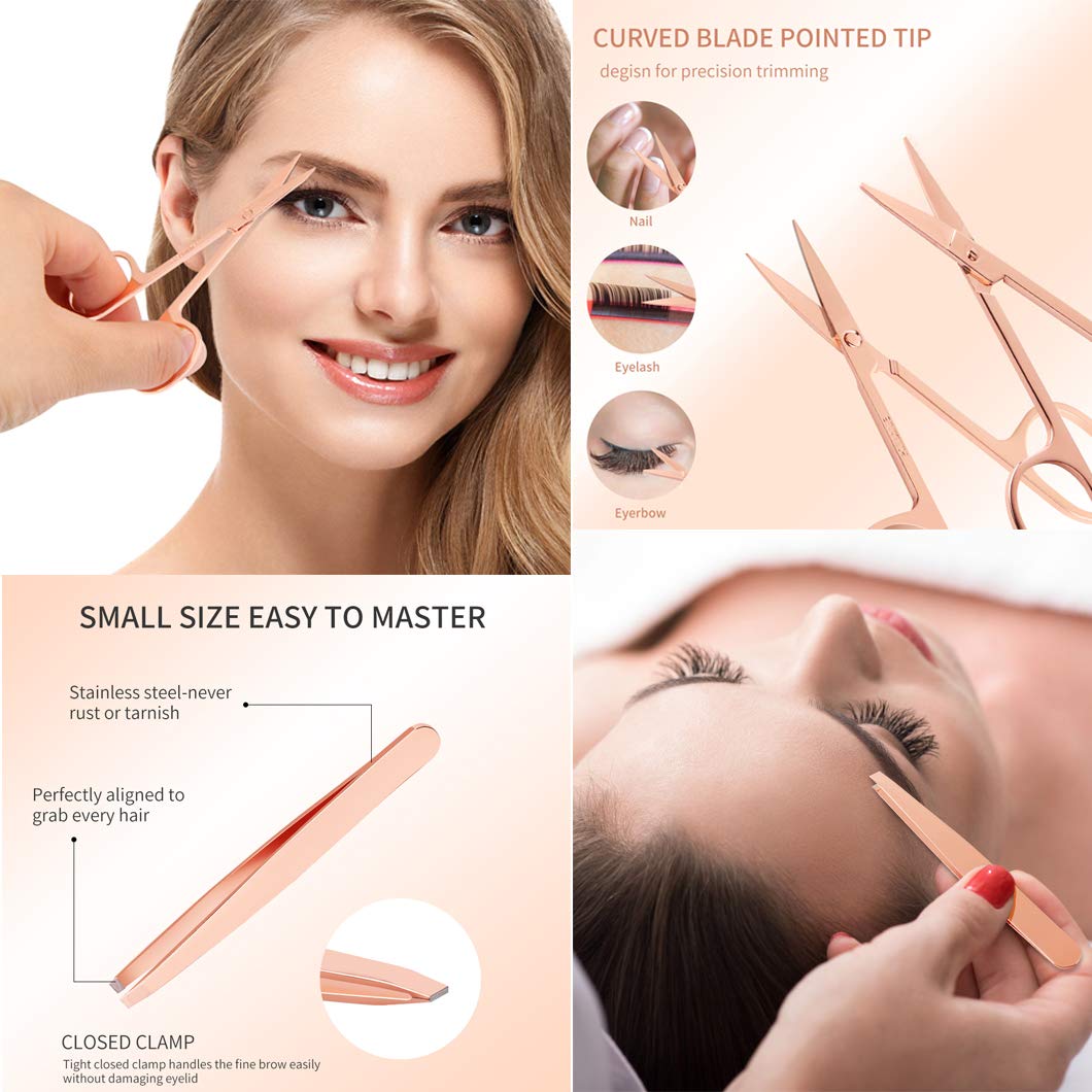 Arroyner pinces sourcils, précision pour tailler les sourcils.