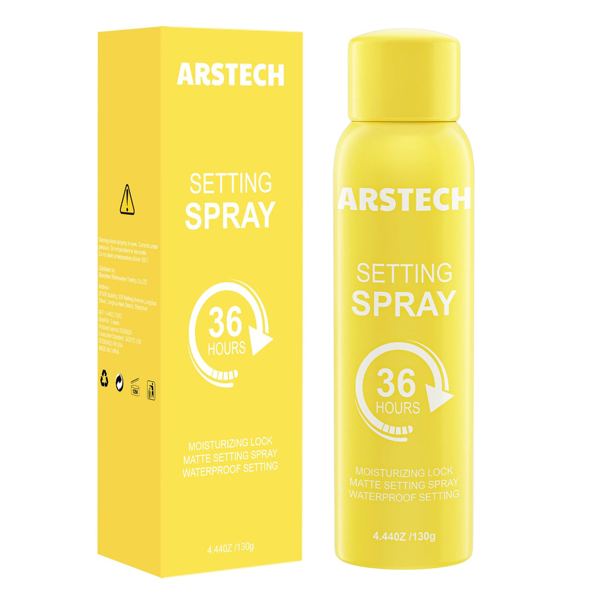 Arstech brume fixatrice maquillage, tenue longue durée et effet frais