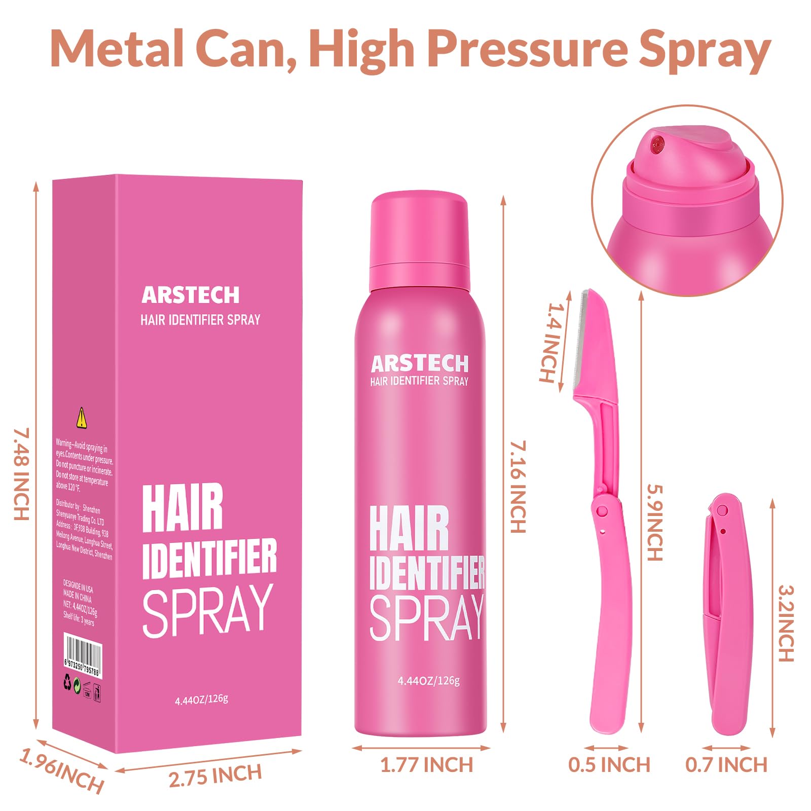 Arstech rasoir-visage-4-lames : ensemble polyvalent pour peau douce et rasage ciblé.