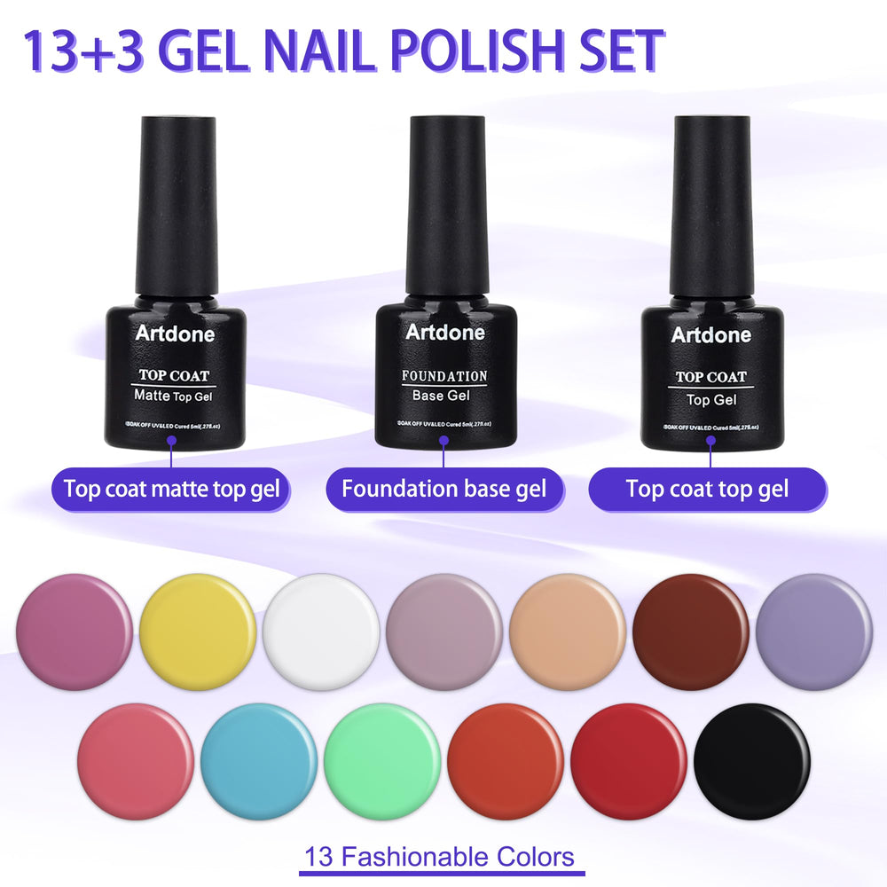 Artdone base vernis gel pour assurer une tenue durable