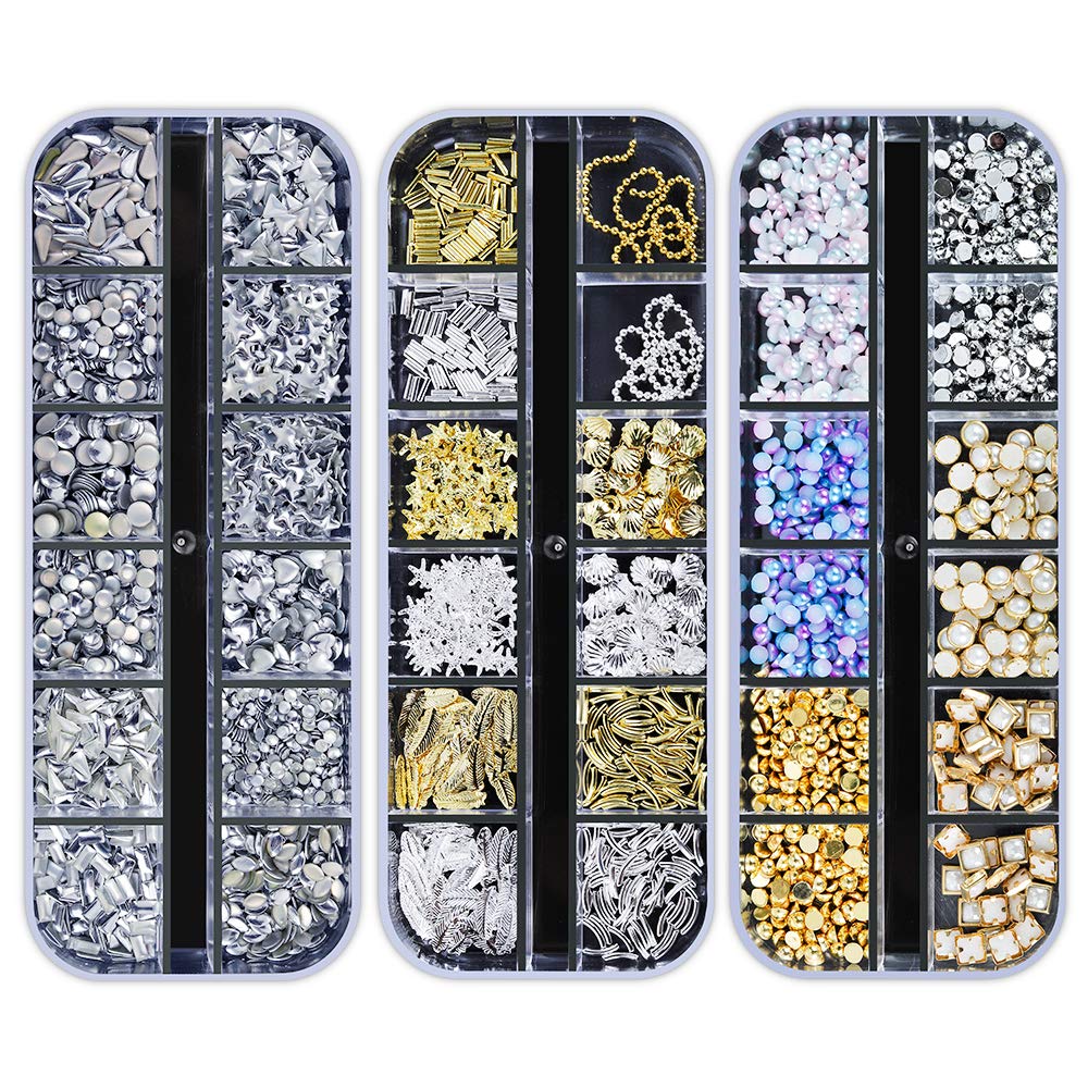 Artdone cristaux brillants pour ongles, effet lumineux et chic