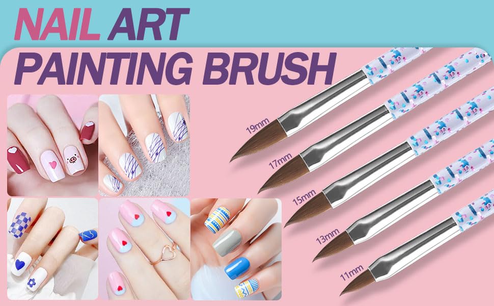 Artdone pinceaux-peinture-ongles: pinceaux pour dégradés et textures soignés.