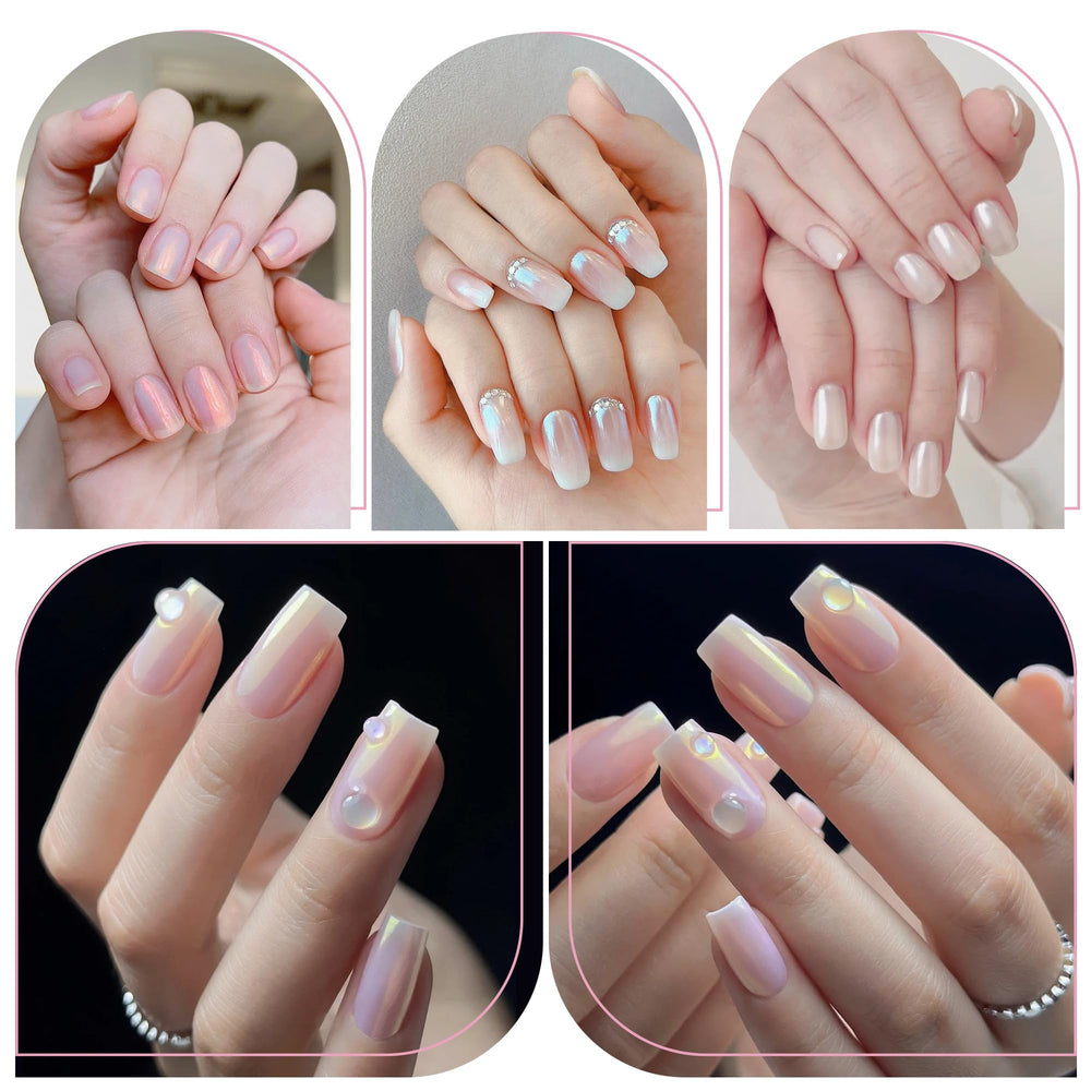 Artdone chrome argent miroir metallique sur les ongles