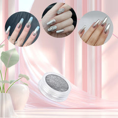 Artdone poudre chrome holographique irisee effet arc en ciel
