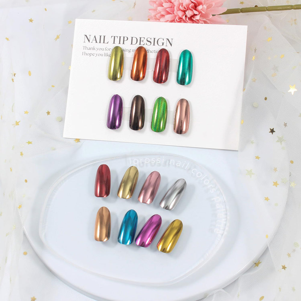 Artdone poudre chrome perle holographique rouge: reflets multicolores captivants.