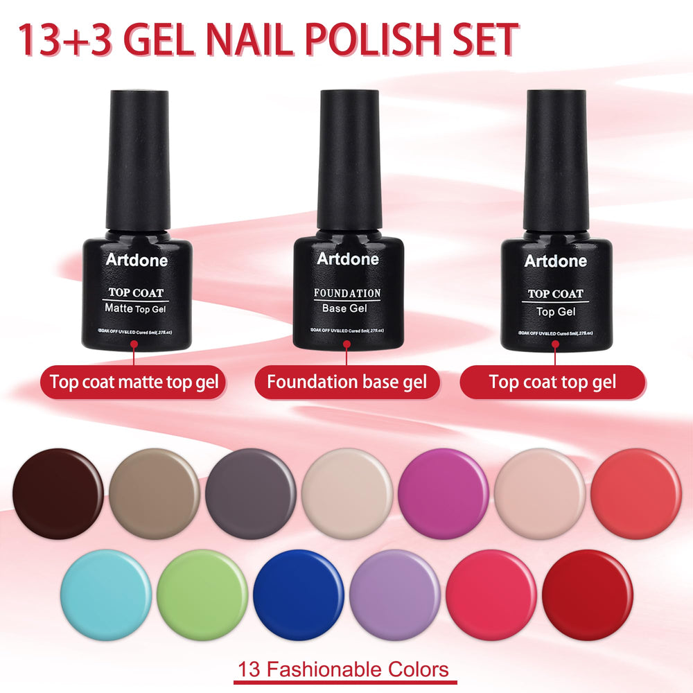 Artdone vernis gel couche-base – base protectrice pour une tenue durable.