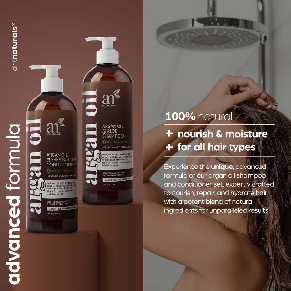 Artnaturals Après-Shampoing Argan Keratine – démêle et lisse en douceur