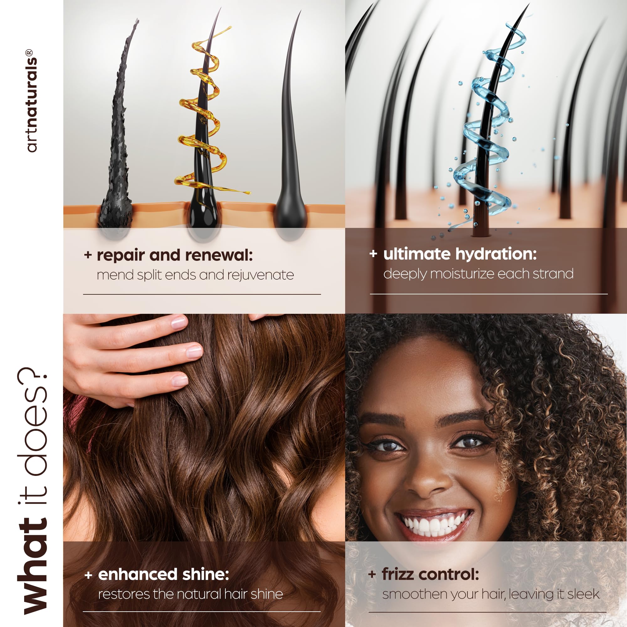 Texture onctueuse du shampoing pour une application douce.