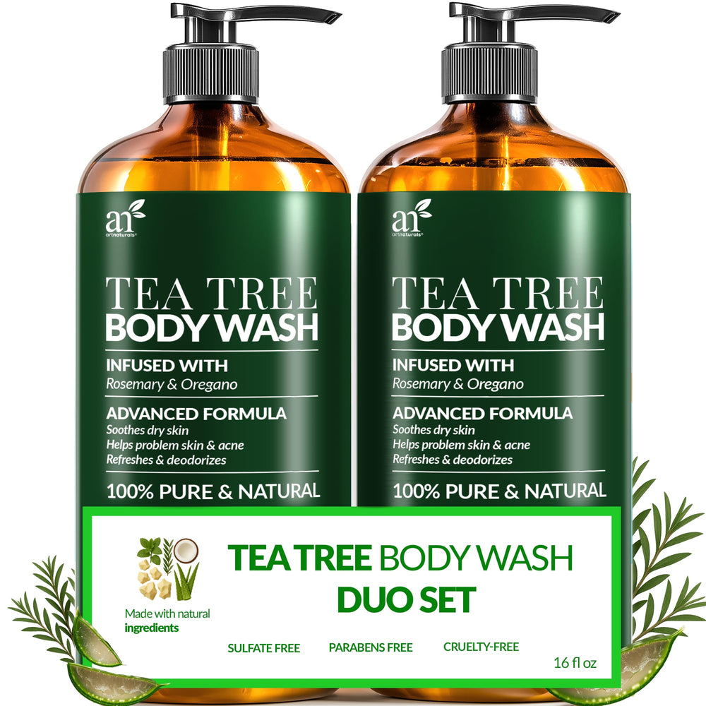 Artnaturals Bouteille-bain-arbre-a-the-pour: purification douce et fraîcheur au quotidien.