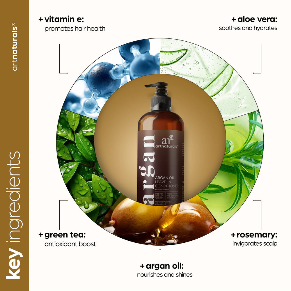 Artnaturals huile argane – ingrédients biologiques visibles