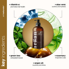 Artnaturals huile argane – ingrédients biologiques visibles