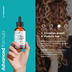 Artnaturals huile capillaire à la biotine et collagène – Application douce renforce les cheveux