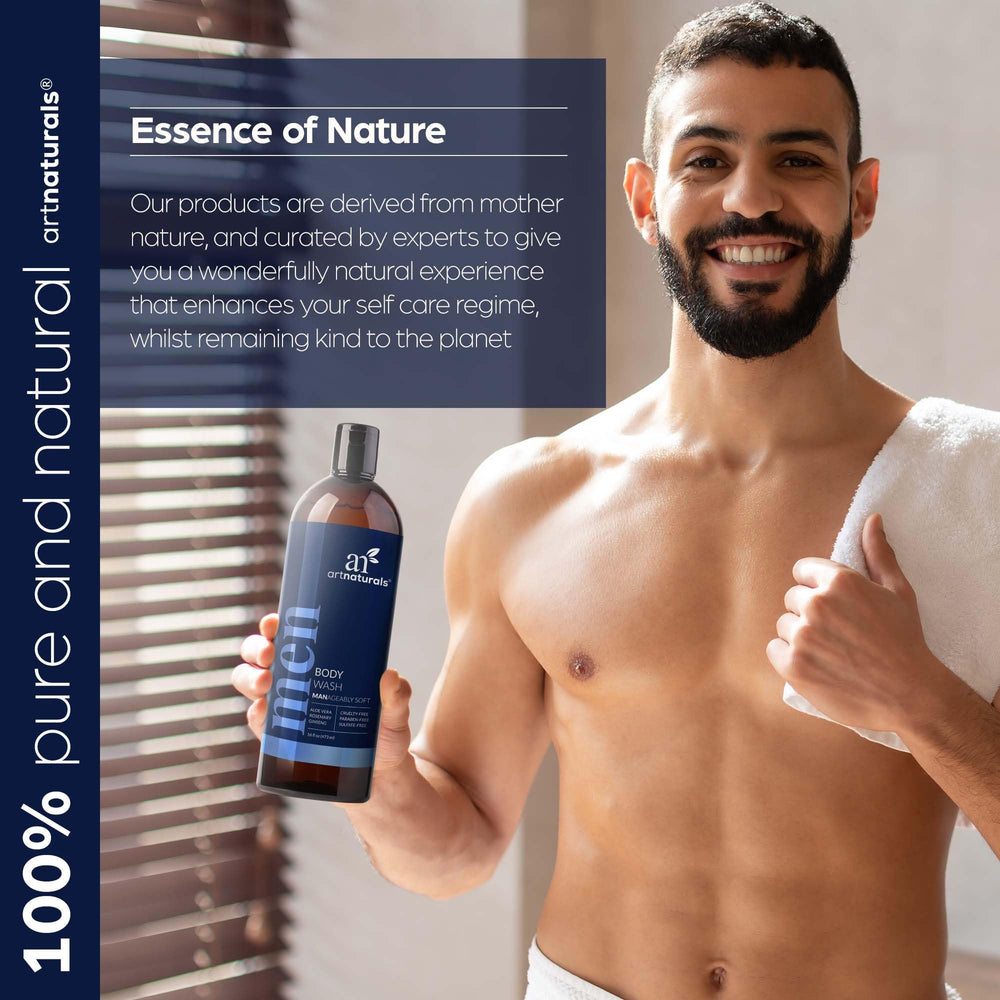 Artnaturals Men’s Fresh Body Wash, fraîcheur durable qui neutralise les odeurs.