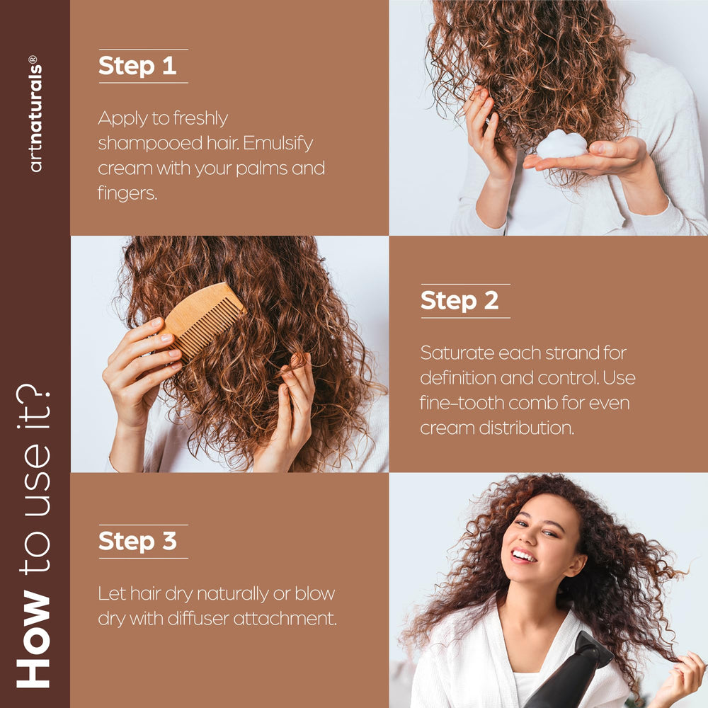Formulation sans sulfates et botanique respectueuse du cuir chevelu Artnaturals.