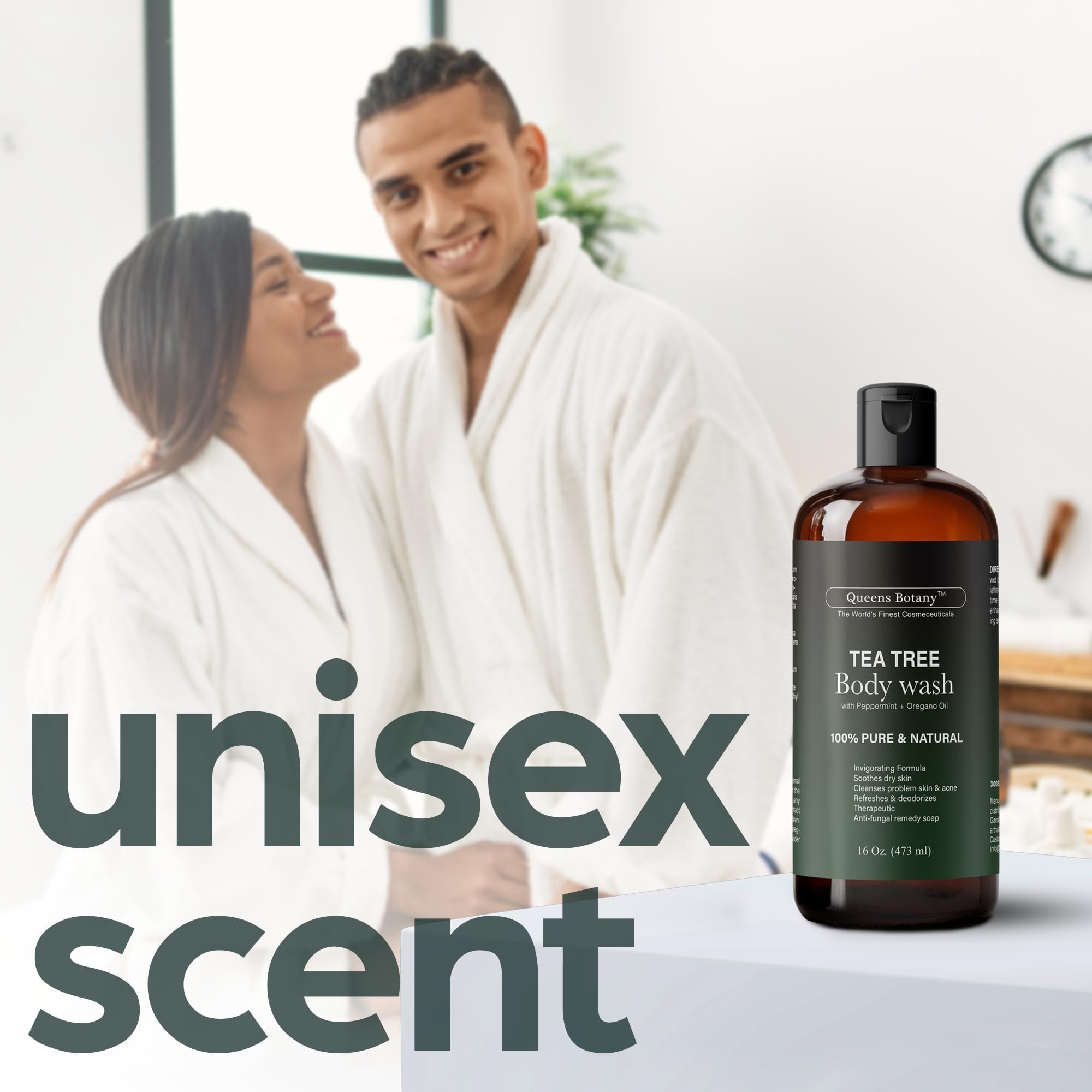 Artnaturals Senteur-bain-arbre-a-the: note fraîche qui réveille les sens.