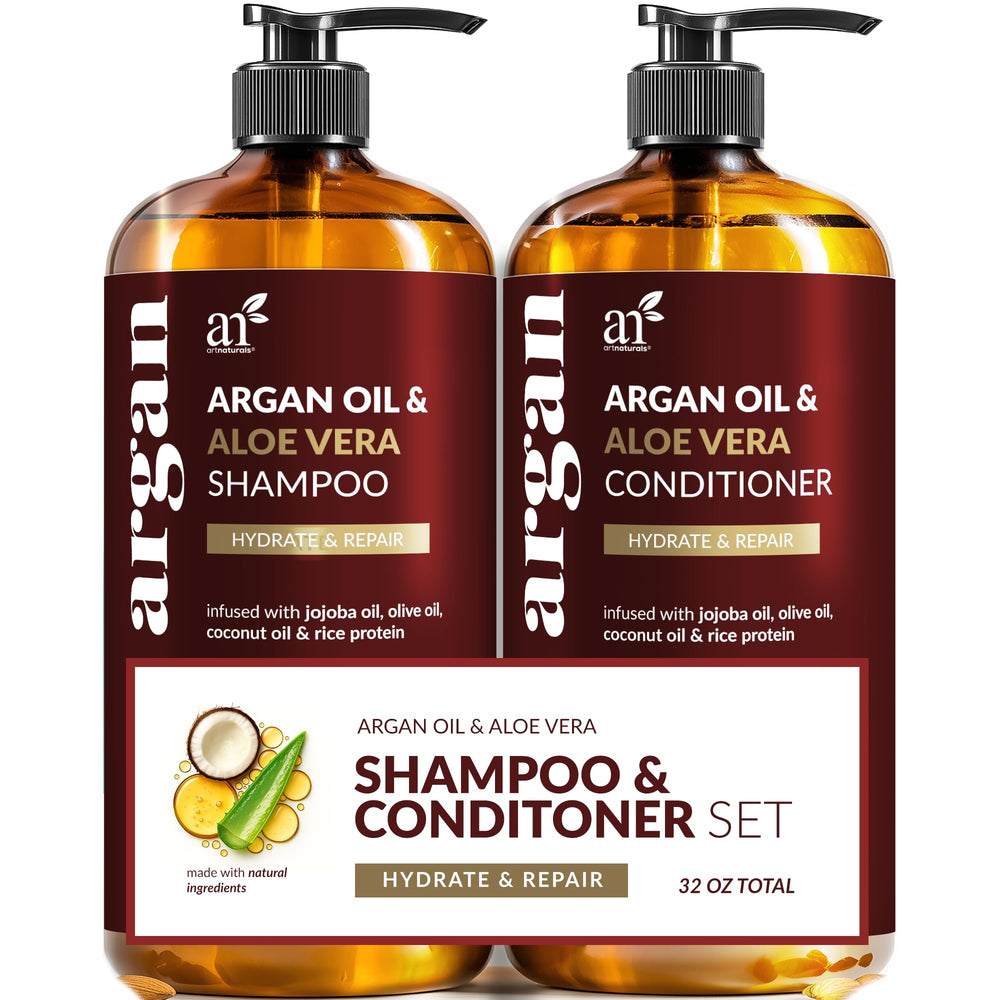 Artnaturals Shampoing Argan Keratine – bouteille élégante qui hydrate et nourrit les cheveux