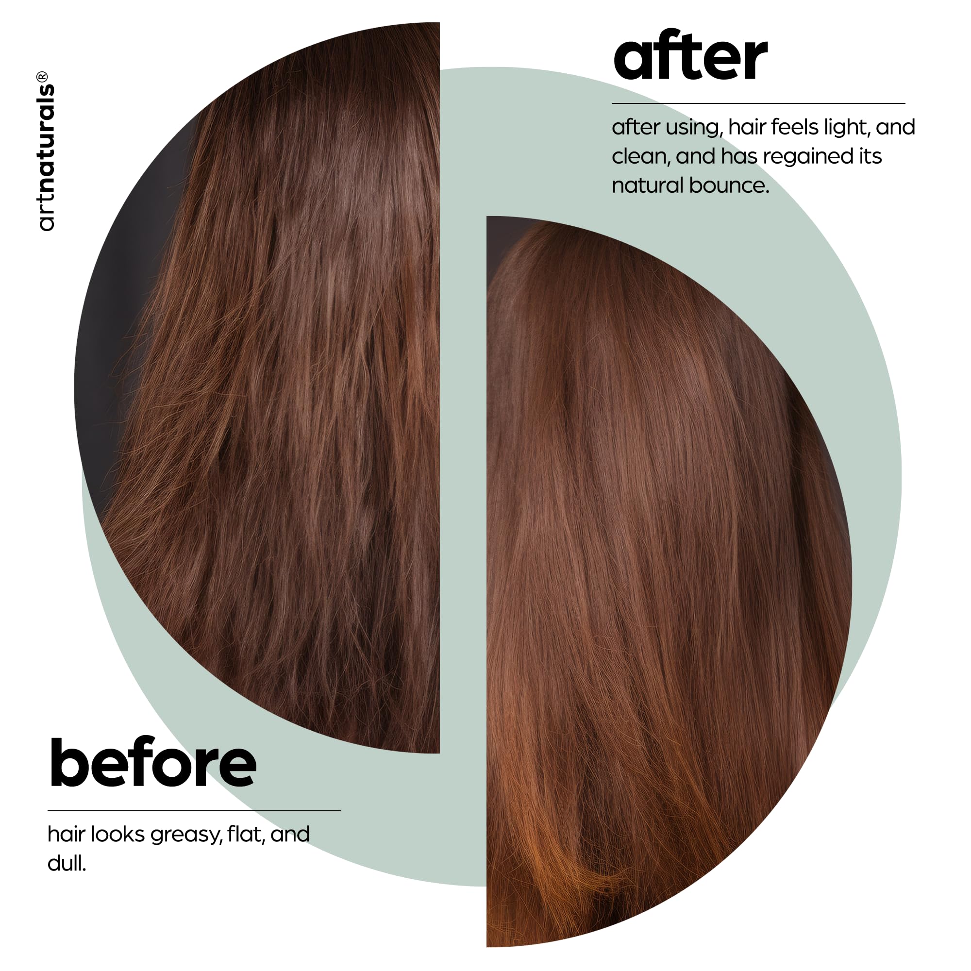 Artnaturals Shampoing arbre à thé – mousse légère et douceur capillaire.