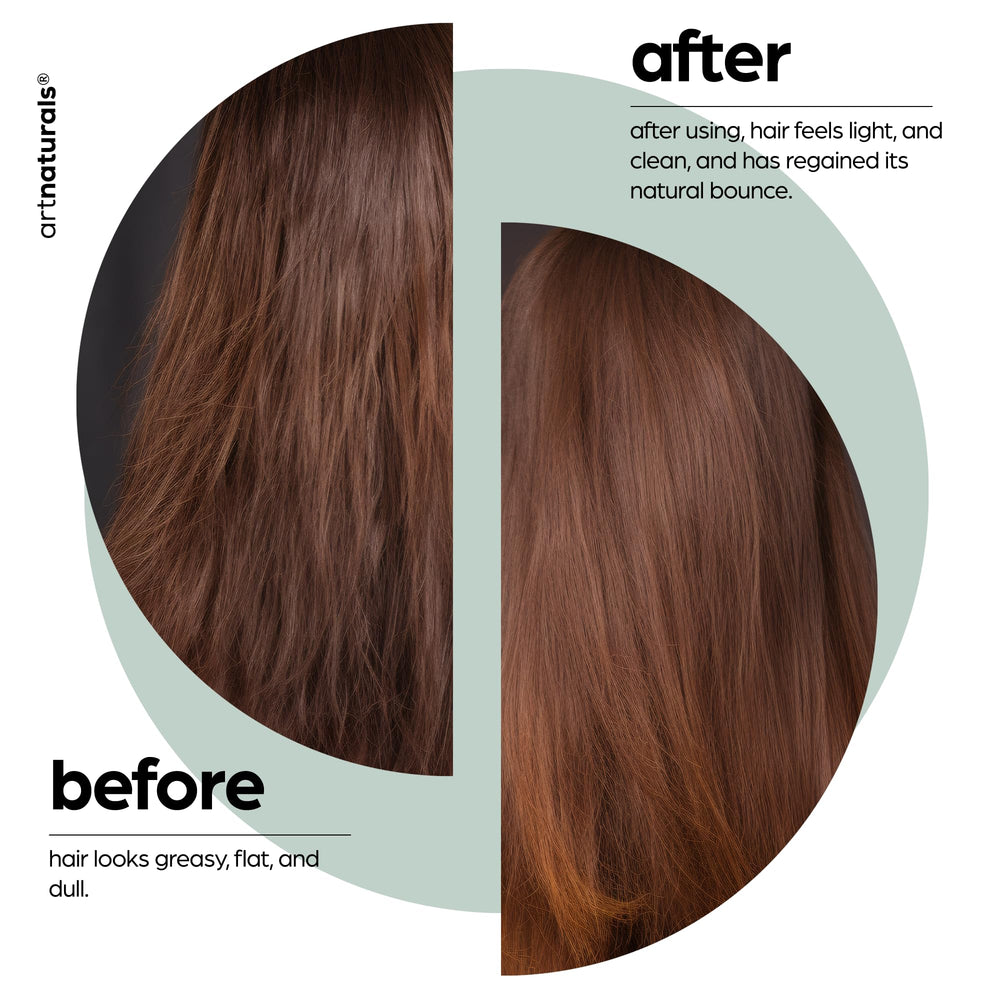 Artnaturals Shampoing arbre à thé – mousse légère et douceur capillaire.